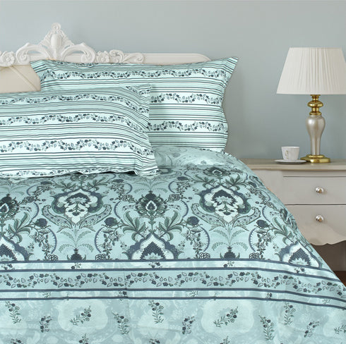Rangriti King Size 100% Pure Cotton Bed Sheet Set with Pillow Covers by Florida